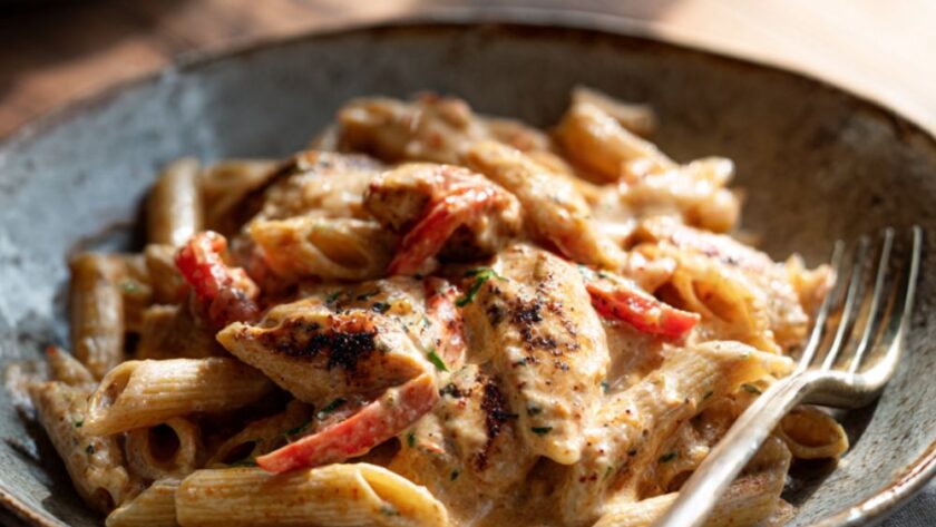 Low Fat Creamy Cajun Chicken Pasta Recipe