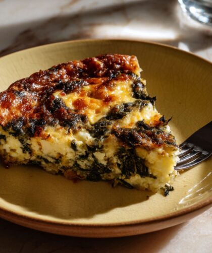 Low Fat Crustless Spinach Quiche Recipe