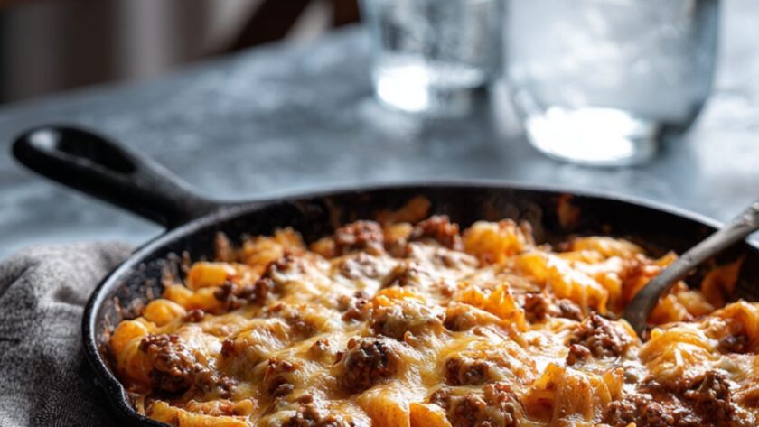 Low-Fat Ground Beef Casserole Recipe