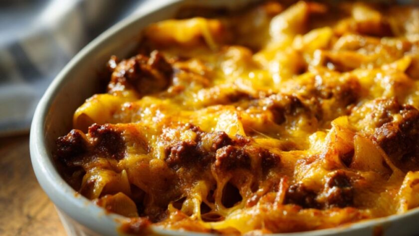 Low-Fat Hamburger Casserole Recipe