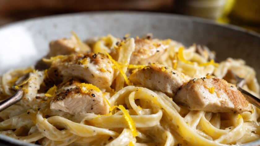 Low Fat Lemon Chicken Pasta Recipe