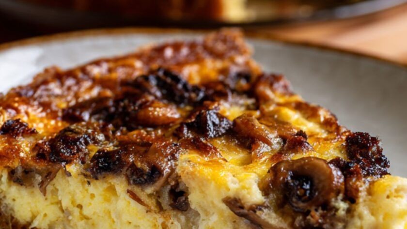 Low-Fat Mushroom Quiche Recipe