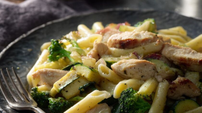 Low Fat Pasta Primavera With Chicken Recipe