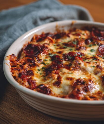 Low-Fat Pizza Casserole Recipe