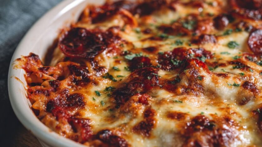 Low-Fat Pizza Casserole Recipe