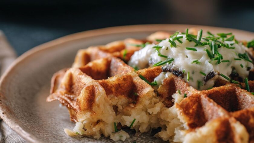 Low-Fat Potato Waffles Recipe