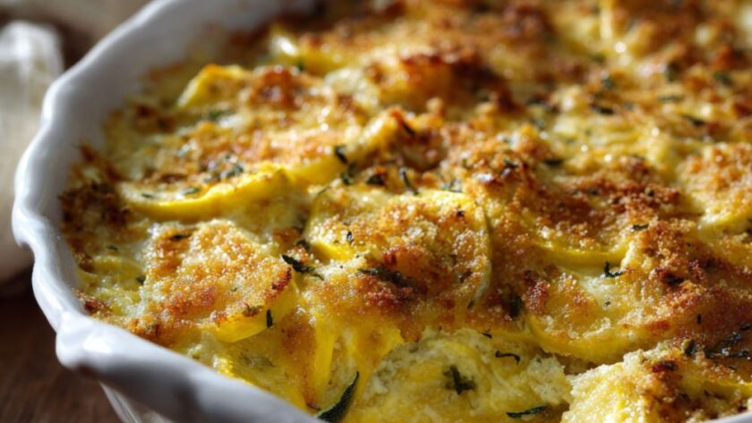 Low-Fat Squash Casserole Recipe