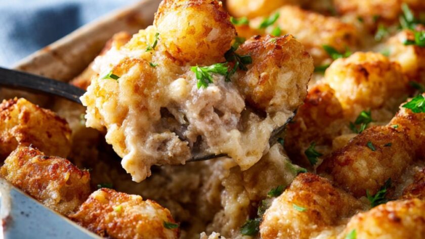 Low-Fat Tater Tot Casserole Recipe