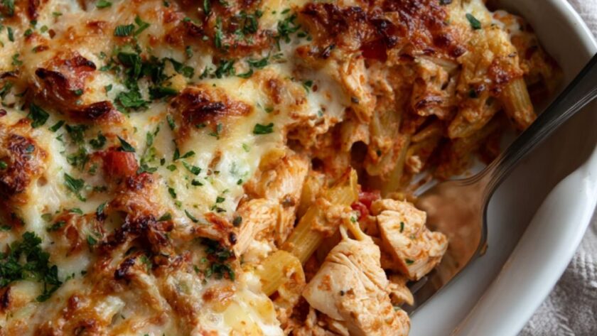 Low Fat Chicken Pasta Bake Recipe