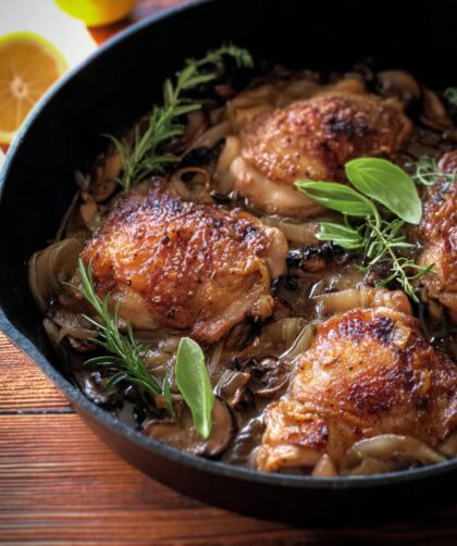 Wine Roasted Chicken