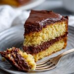 Yellow Cake with Chocolate Buttercream Frosting Recipe