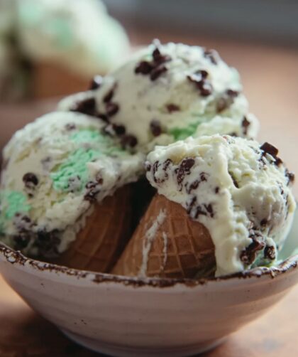 Triple Mint Choc Chip Ice Cream Recipe