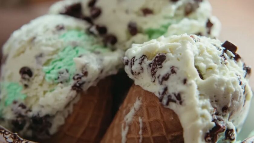 Triple Mint Choc Chip Ice Cream Recipe