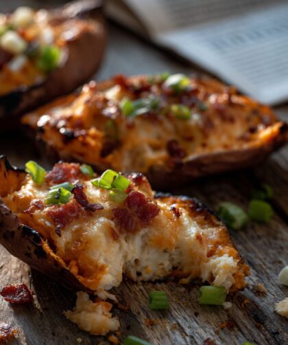 Twice-Baked Sweet Potatoes Recipe
