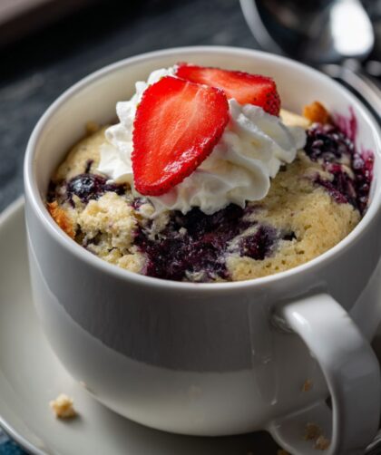 Very Berry Mug Cake Recipe