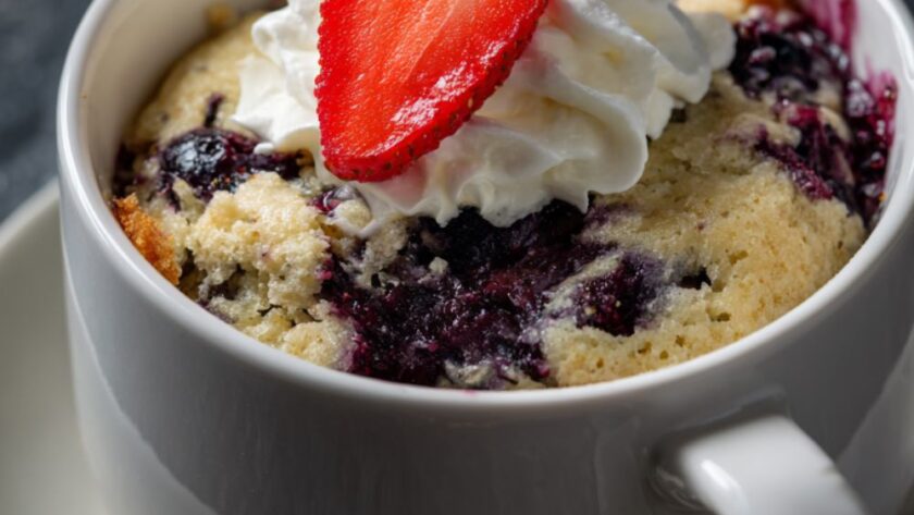 Very Berry Mug Cake Recipe