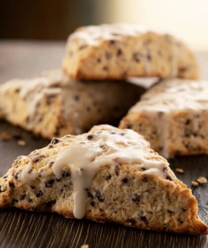 Vanilla Chocolate Chip Mini Scones Recipe