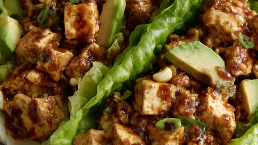 Tofu Lettuce Wraps Recipe