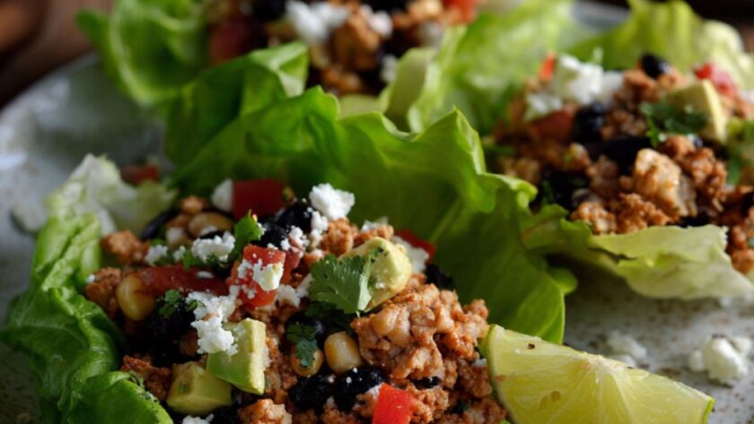 Turkey Taco Lettuce Wraps Recipe