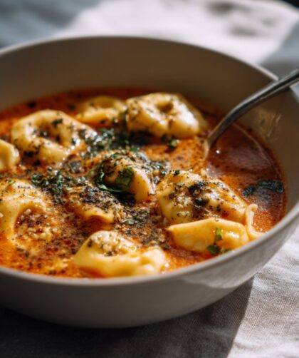 Veggie Tortellini Soup Recipe