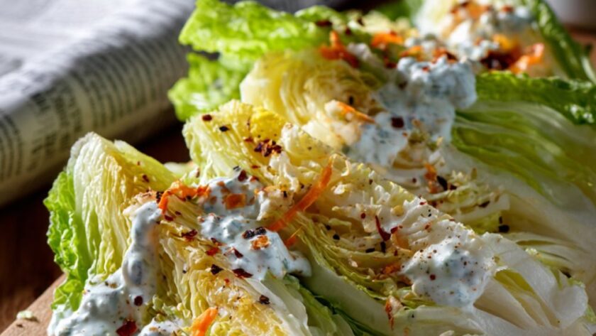 Wedge Salad with Parmesan-Peppercorn Ranch Recipe