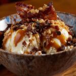 Whiskey Maple Sundaes With Candied Bacon Recipe