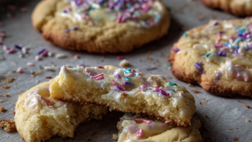 White Chocolate Shortbread Cookies Recipe