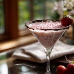 White Chocolate Strawberry Martini Recipe