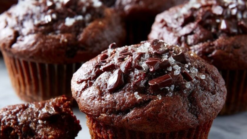 Triple Chocolate Mini Muffins Recipe