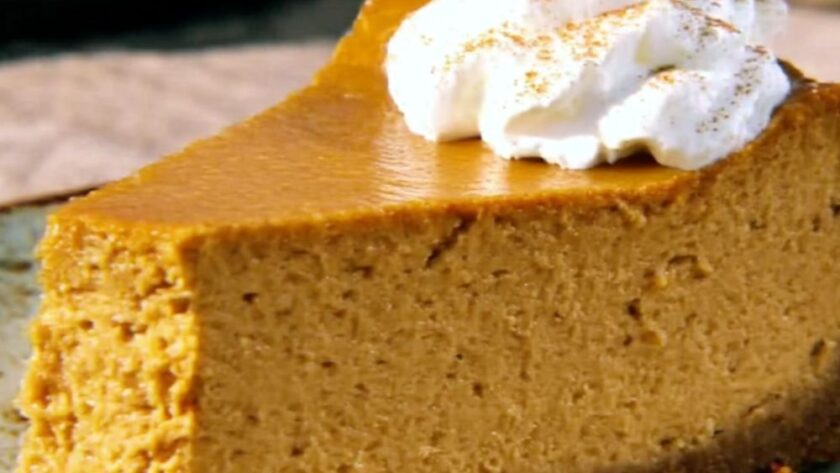 Gina's Pumpkin Cheesecake Recipe