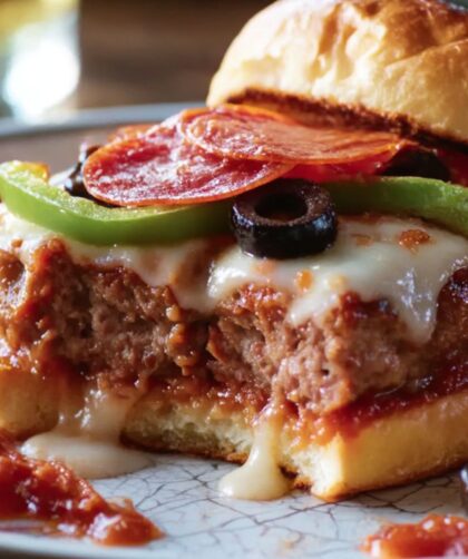 Supreme Pizza Burgers Recipe
