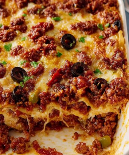 Supreme Pizza Lasagna Recipe