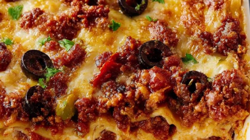 Supreme Pizza Lasagna Recipe