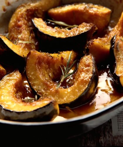 Sweet Roasted Rosemary Acorn Squash Wedges Recipe
