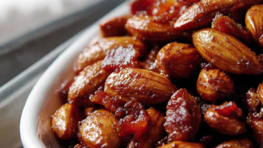 Sweet Spicy Smokey Roasted Almonds Recipe