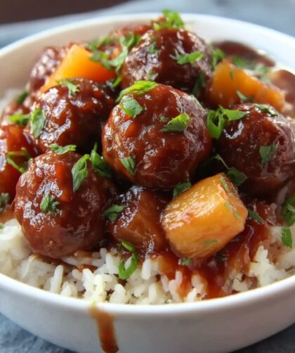 Sweet And Sour Meatballs Recipe