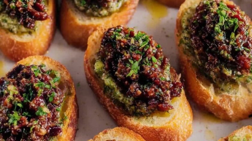 Tapenade Crostini Recipe
