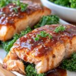 Teriyaki Salmon And Kale Sheet Pan Supper Recipe