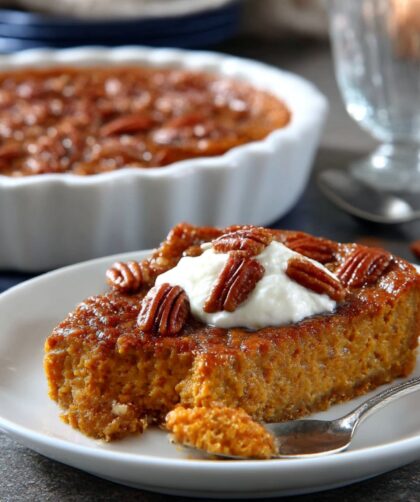 Crustless Pumpkin Pie Recipe