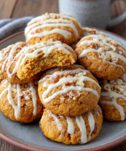 Iced Pumpkin Cookies
