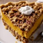 Michele Albano's Maple Pumpkin Pie with Pecan Streusel Recipe