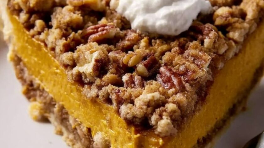 Michele Albano's Maple Pumpkin Pie with Pecan Streusel Recipe
