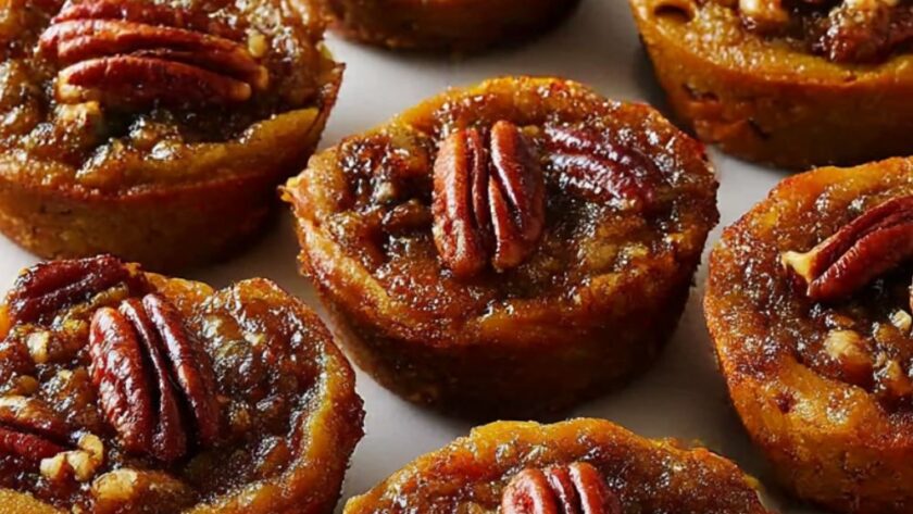 Mini Pecan Pumpkin Pies Recipe