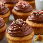 Mini Pumpkin Cupcakes with Chocolate Frosting Recipe