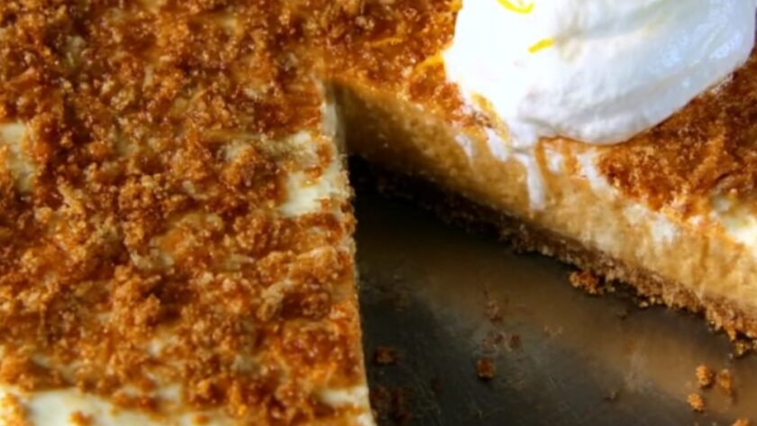 Pumpkin Banana Mousse Tart Recipe