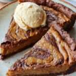 Pumpkin-Brownie Swirl Pie Recipe