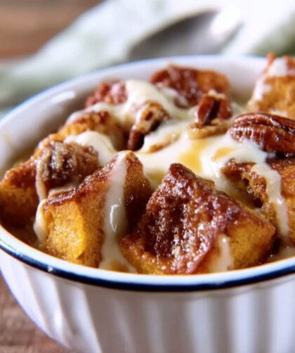 Pumpkin-Maple Bread Pudding Recipe