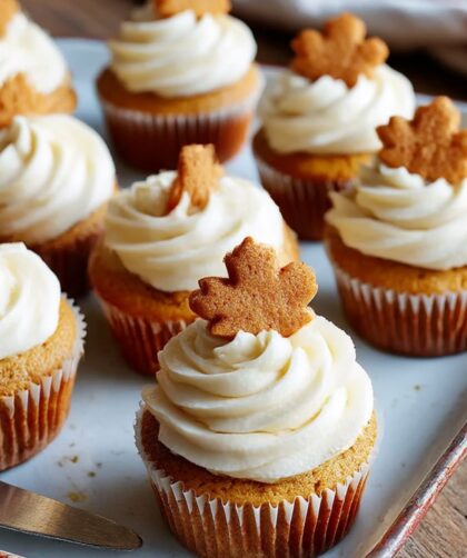Pumpkin Pie Cupcakes Recipe