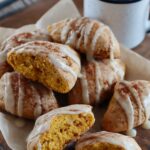 Pumpkin Scones with Coffee Glaze Recipe
