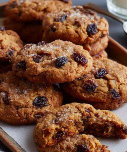 Spiced Pumpkin-Raisin Cookies Recipe